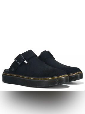 Dr. Marten's Carlson Mule Slingback Suede with Buckle Slip-on